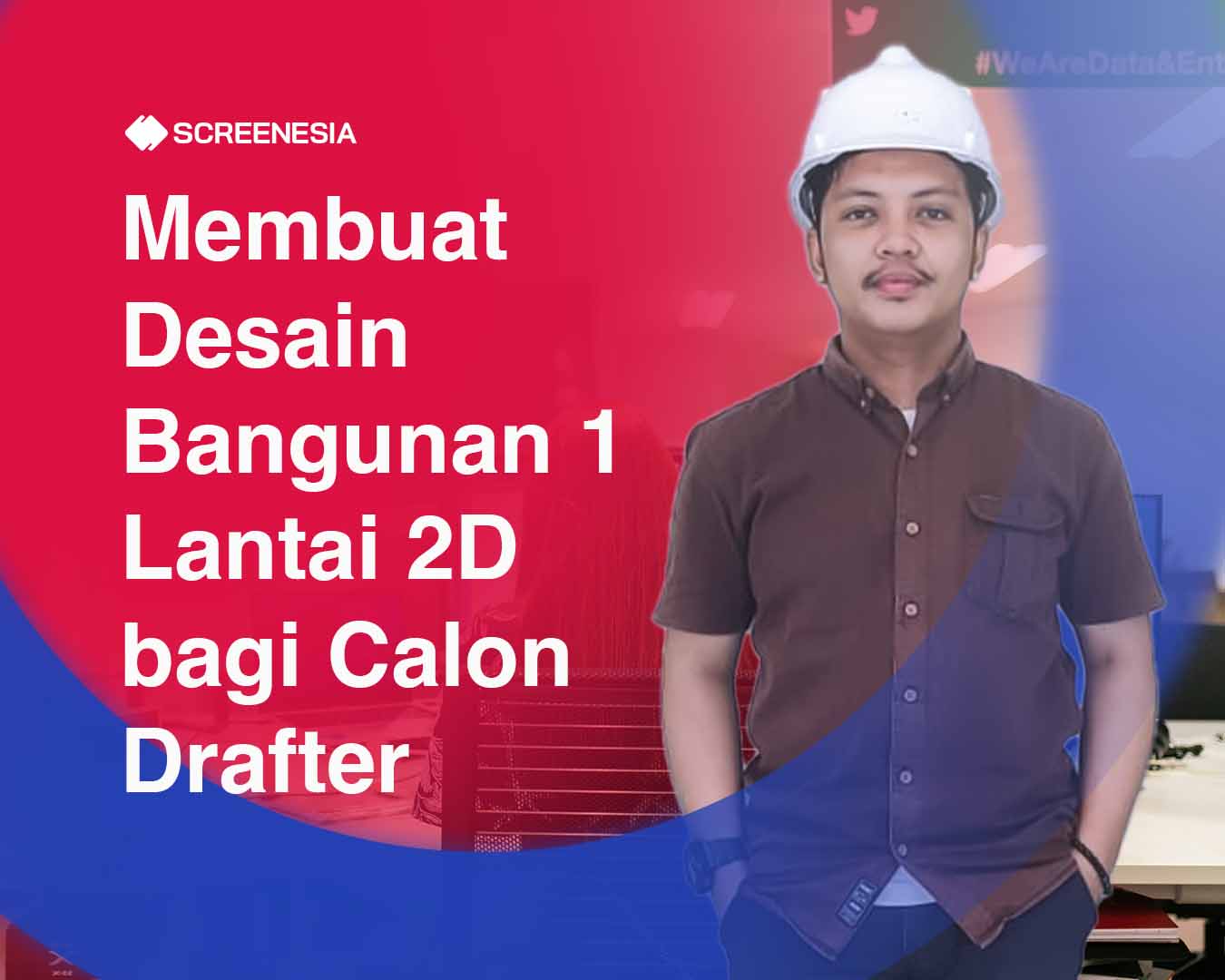 membuat desain bangunan 1 lantai